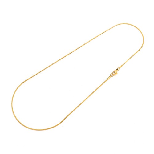 Schlangenkette edelstahl 18k - schlangenkette,