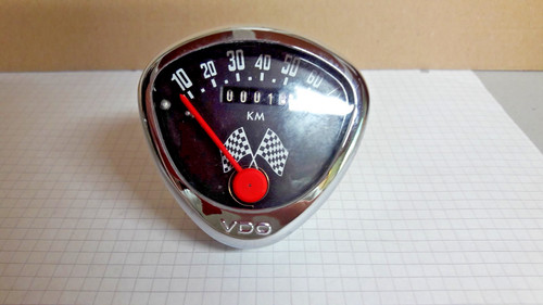 Vdo tacho mit - tacho, rennflagge