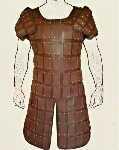 Mittelalter braun leder - braun,