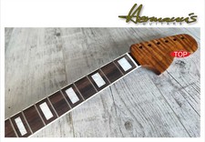 STR*T Roasted Curly Flamed Maple Neck, Big Headstock, Pau Ferro, Block Inlays 06