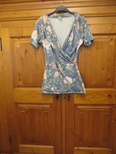 Bluse Carmenbluse Carmen Damen Kostüm Set Kleid Rock Blumen Vintage  Gr. 40 42