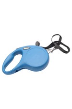 FLEXI Hundeleine Classic S Cord 3m Rollleine Ausziehleine Blau
