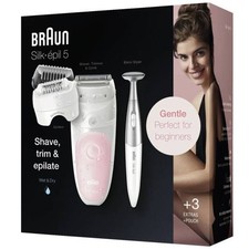 Braun Silk-épil 5-820 - Epilierer mit Rasieraufsatz und Bikini Styler