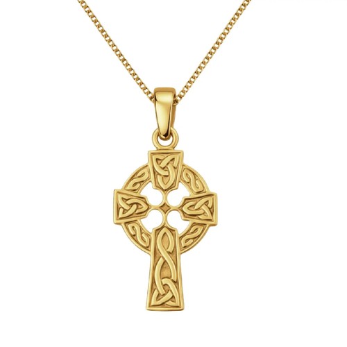 Keltische kreuz kette - keltische, aus