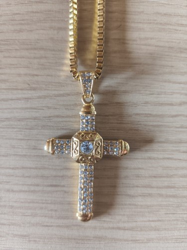Herren kreuz kette gold - herren,