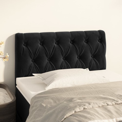 Kopfteil 80x7x78 schwarz - kopfteil,