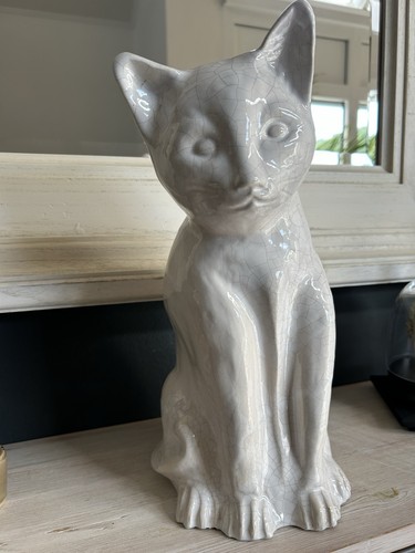Katze keramik handarbeit - katze,