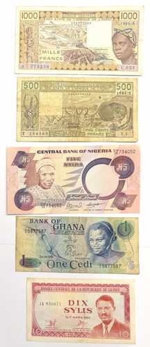 Banknoten afrika bananenbank - afrika,