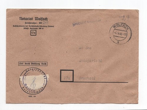 Gebühr bezahlt brief - bezahlt,