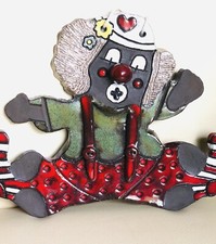 Clown Figur Herzig! Glasierte