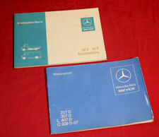 Betriebsanleitung Mercedes Benz 207 D , 307 D Transporter T1 + Wartungsheft