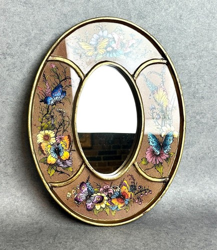 Spiegel oval vintage - spiegel,