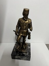 Alte Bergbaufigur aus der Schachtanlage Graf Moltke in Steiger Uniform