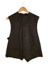 Wiesenprinz Herren Anzugweste Klassisch Schwarz Gr. 60 5XL