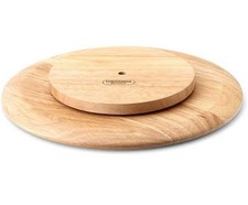 Drehplatte Drehteller Servierplatte massiv Holz Drehbrett