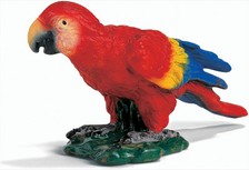Schleich 14329 Papagei rot