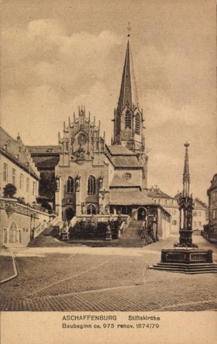 Aschaffenburg in - ak,