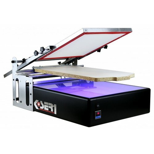 Siebdruckmaschine mit - , uv