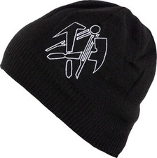 Job Dachdecker Wintermütze Strickmütze John Zunftzeichen schwarz Mütze