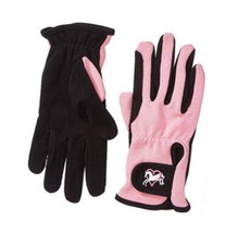 Riders Trend Damen Reiter Handschuhe Reithandschuhe Amara Palm Gr:S Pink Schwarz