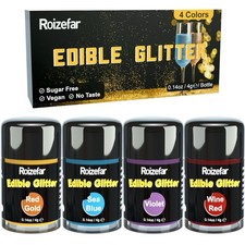 Essbarer Glitzer Set 4 Farben