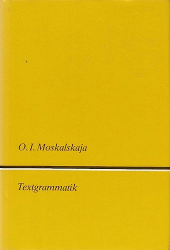 Textgrammatik übersetzt und - Übersetzt,