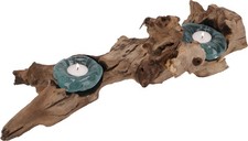 Wurzelholz mit Teelichthalter