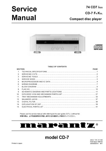Service manual anleitung - manual-anleitung, für