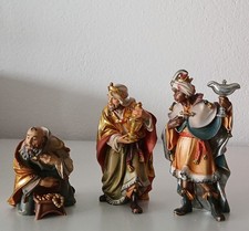 Krippenfiguren Hl. Drei Könige, Holz, Bemalt