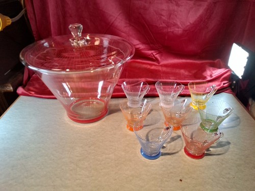 Alte bowle gläser - 8,