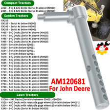 AM120681 Spurradhalterarm rechts hinten & links vorne für John Deere Mähwerk