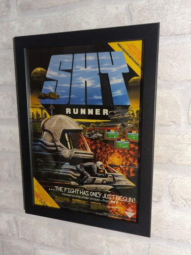 Rare sky runner c64 werbeblatt - sky,