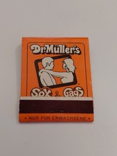 Streichholzheftchen, Dr. Müller's, Sex - Shop, Erotik, Filme, Kino , Non Stop
