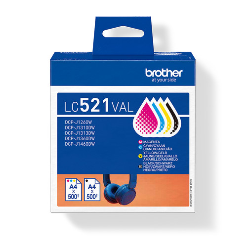 Brother lc521 bcmy - lc521, original