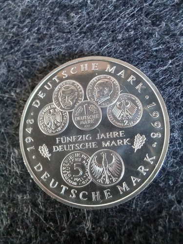 Gedenkmünze 50 jahre - dm,