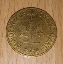 10 Pfennig 1950 F - Fast keine Gebrauchsspuren