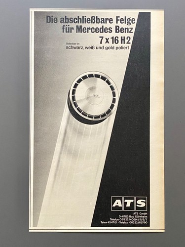1983 ats felgen mercedes w126 - 1983,