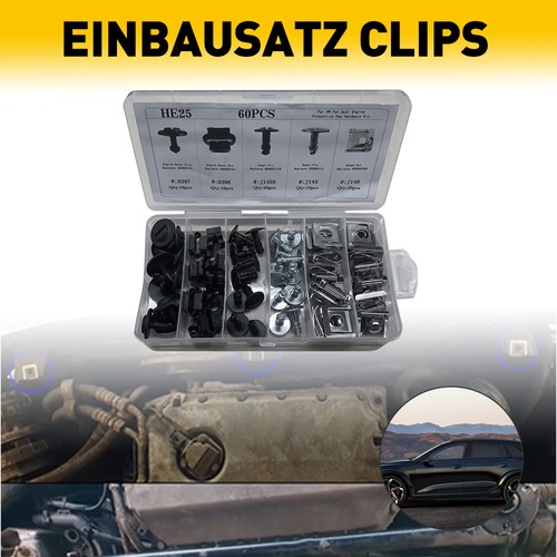 60x motorschutz clips - 60x, klammern