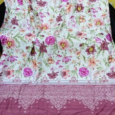 Bassetti Maco Satin Bettwäsche Set CASABLANCA rosa weiß 135/200/ 80/80cm NEU