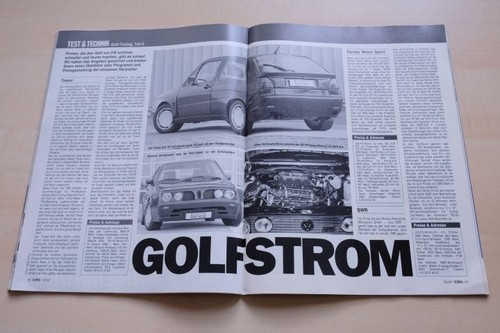 Rallye racing 1987 golf - racing, vw