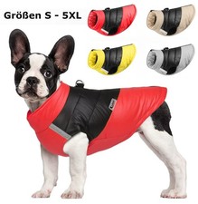 Reflektierend Hundemantel Fleece Winter Wasserdicht Regenjacke für Kleine Hunde
