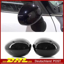 Schwarz 2xSpiegelkappen Abdeckkappen Für Mini Cooper R55 R56 R57 R58 R59 R60 R61