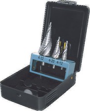 HSS Profi Stufenbohrer Set 3-tlg. Schälbohrer Konusbohrer Kegelbohrer Fräser