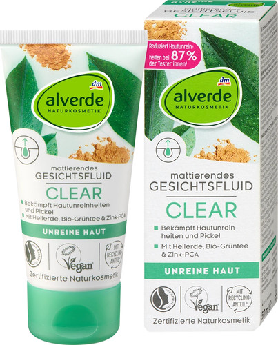 Alverde gesichtsfluid clear - alverde, 50