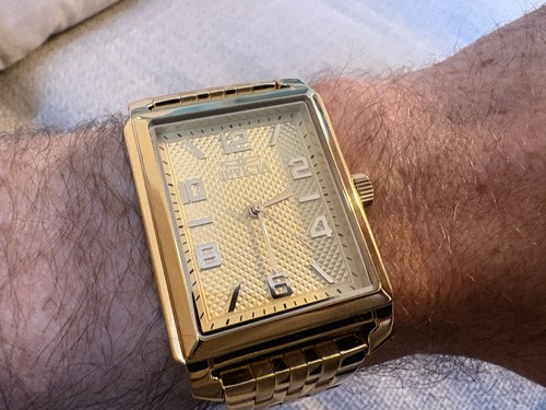 Invicta armbanduhr gold - gold, tank