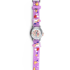 Kinder Quarzuhr mit Silikonarmband – Unicorn Thema Uhr für Mädchen