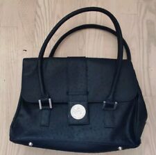 Ricarda M. schwarze handtasche damen, 25x34cm, **Neu**