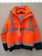 Watex Warnschutz-Pilotjacke 100% Polyester winddicht und wasserdicht, Grösse 2XL