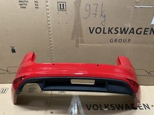 VW Golf 7 Stoßstange Stoßfänger hinten Kombi Variant Tornadorot 6 PDC S949