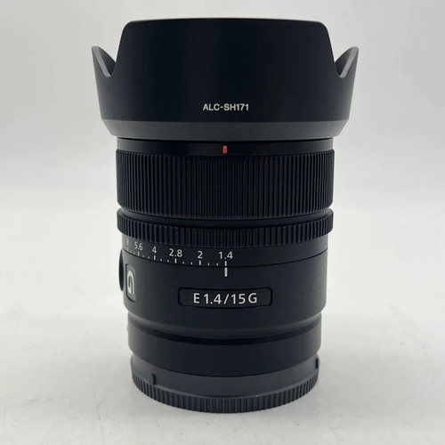 Sony 15mm g lens aps - f/1.4, aps-c